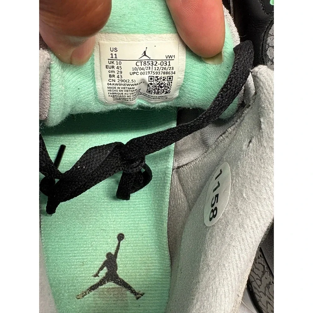 Air Jordan‎ 3 Retro Green Glow Black Elephant Print CT8532-031 Mens 11